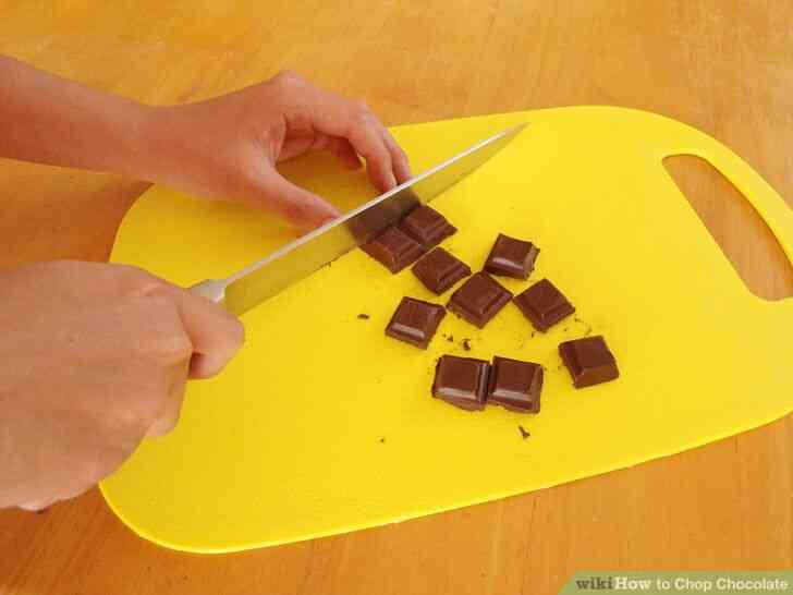 Image intitulée Hacher le Chocolat à l